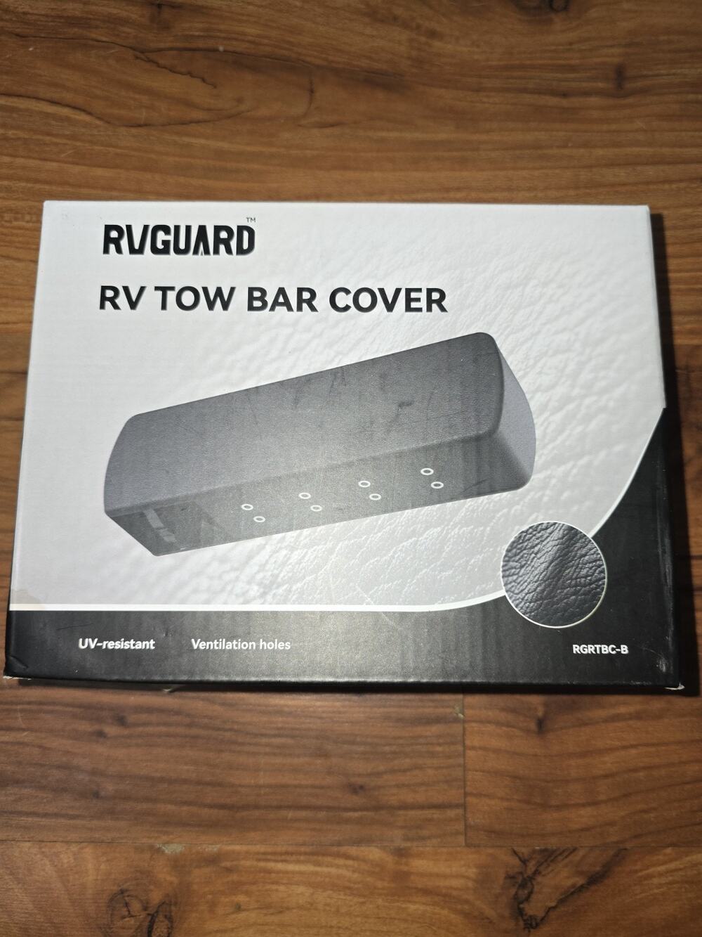 RV Tow Bar Cover, Black | with Ventilation Holes, Waterproof, Towing...